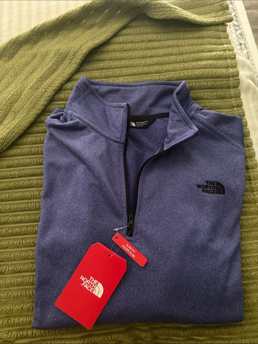 The North Face Women’s Purple Quarter-Zip Fleece Pullover